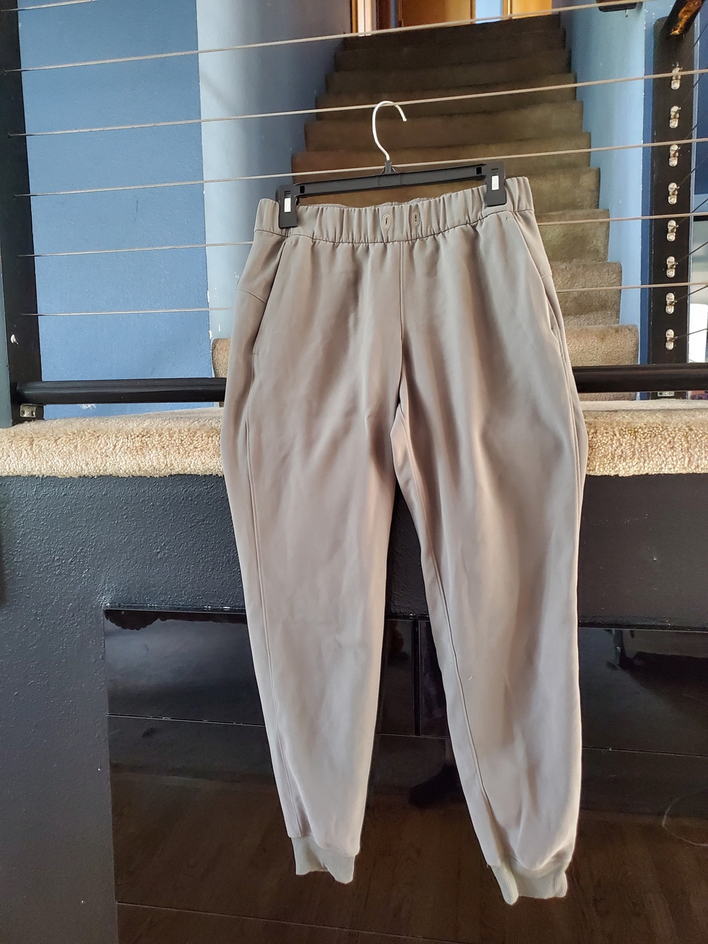 lululemon athletica Light Gray Track Joggers